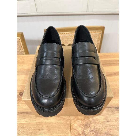 Vagabond Kenova Penny Loafers Black Leather Size 9 US 39 EU NWOB Preppy Chunky - Picture 6 of 13